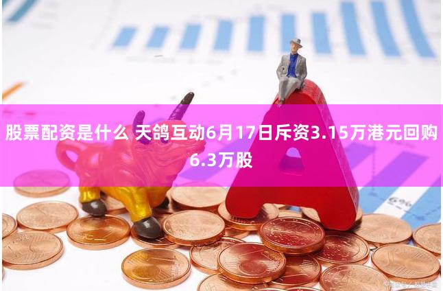 股票配资是什么 天鸽互动6月17日斥资3.15万港元回购6.3万股