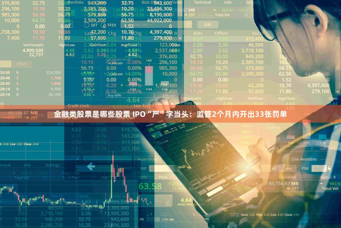 金融类股票是哪些股票 IPO“严”字当头：监管2个月内开出33张罚单