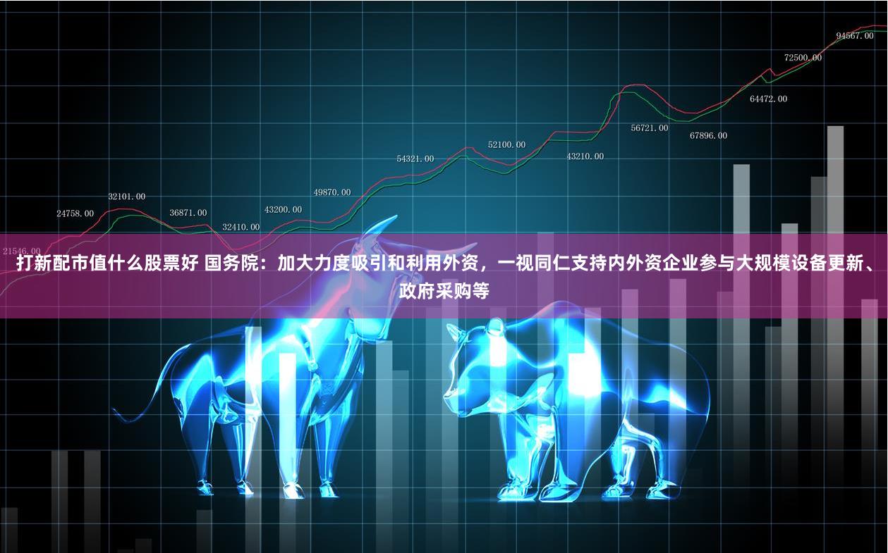打新配市值什么股票好 国务院:加大力度吸引和利用外资,一视同仁支持内外资企业参与大规模设备更新、政府采购等